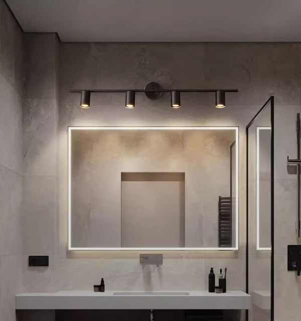 Applique murale de salle de bain à LED tout en cuivre