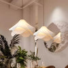 French cream style fabric restaurant chandelier