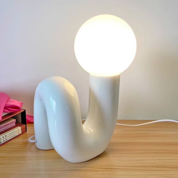 Creative personality glass table lamp