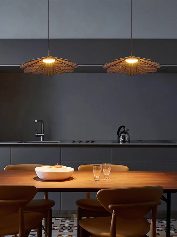 Bamboo Petal Chandelier