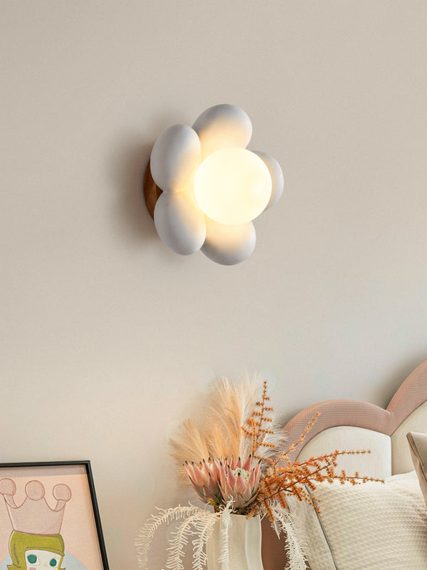 Applique murale à fleurs