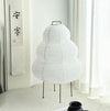 Japanese style wabi-sabi style rice paper floor lamp
