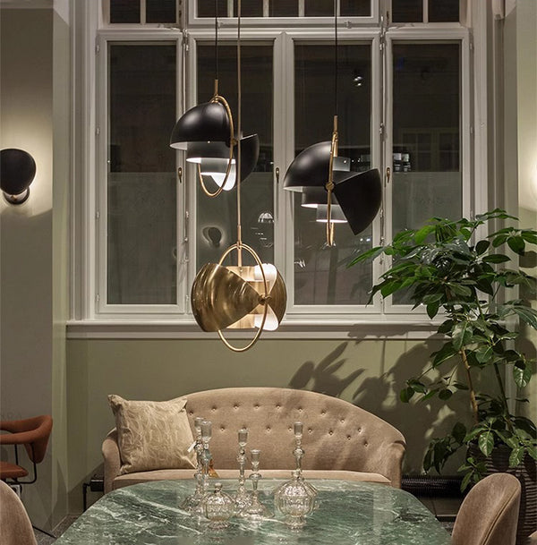 Creative rotatable restaurant chandelier