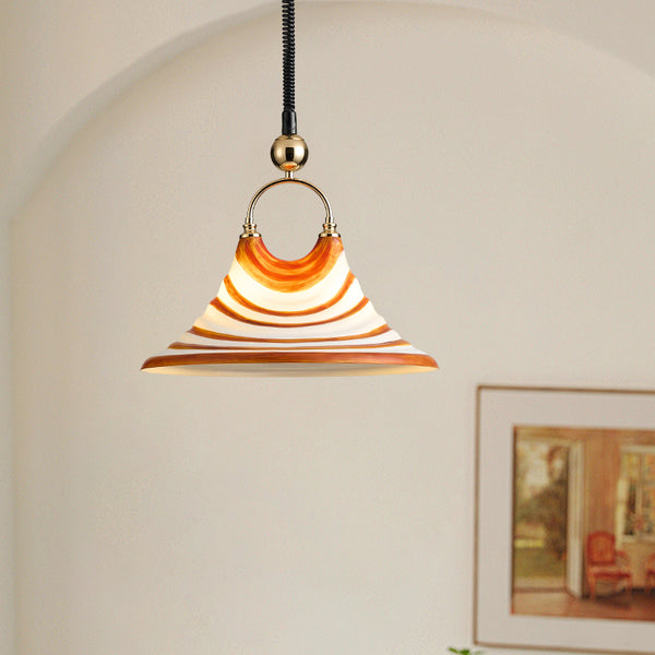 Vintage liftable restaurant chandelier