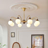 Retro cream style magic bean living room chandelier