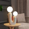 Nordic creative double head ball table lamp
