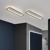 Elliptical strip LED corridor ceiling light