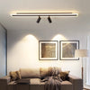 Modern simple long strip LED restaurant ceiling light