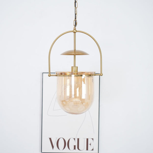 Lustre en verre simple et créatif