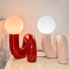 Creative personality glass table lamp