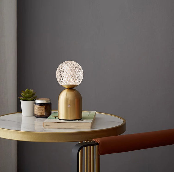 All copper creative bedroom bedside table lamp