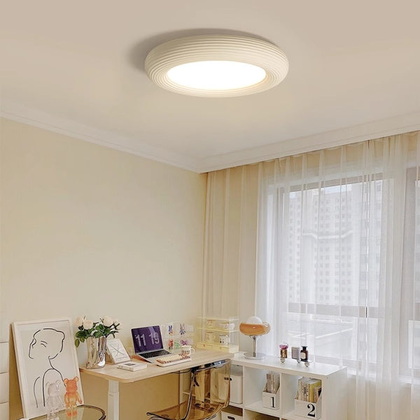 Plafonnier de chambre en résine de style crème