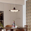 American retro walnut wood grain dining room chandelier