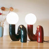 Creative personality glass table lamp