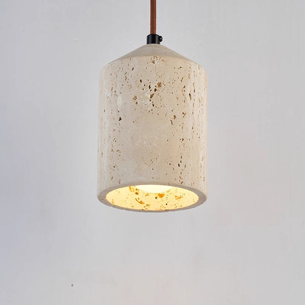 Lustre de restaurant de chevet de chambre à coucher de style wabi-sabi