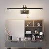 All-copper foldable LED mirror wall lamp