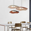 Lampe à suspension de salle à manger en forme de feuille de lotus de style Wabi-sabi