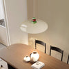 Lustre de salle à manger en forme de soucoupe volante de style crème
