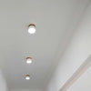 Plafonnier d'allée à LED en bois massif nordique