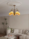 Cream style vintage persimmon chandelier