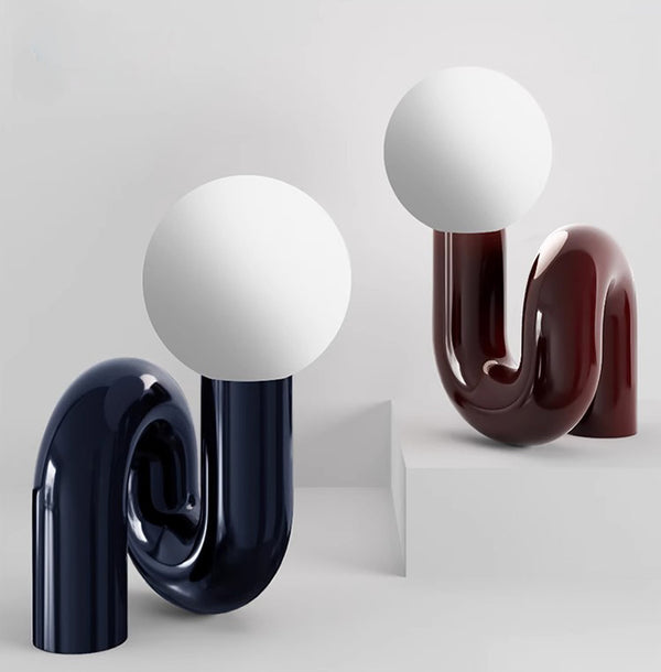 Creative personality glass table lamp