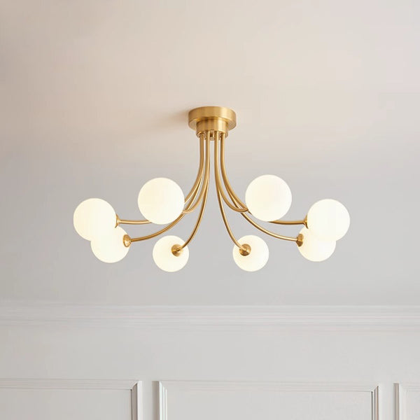 All-copper magic bean living room ceiling lamp