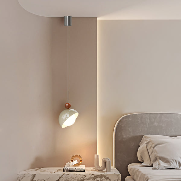 Petit lustre de chevet de chambre de style crème