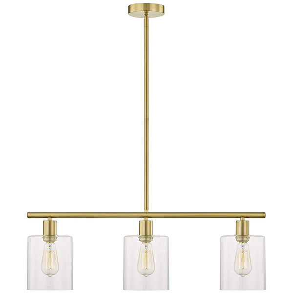 Retro three head restaurant bar chandelier
