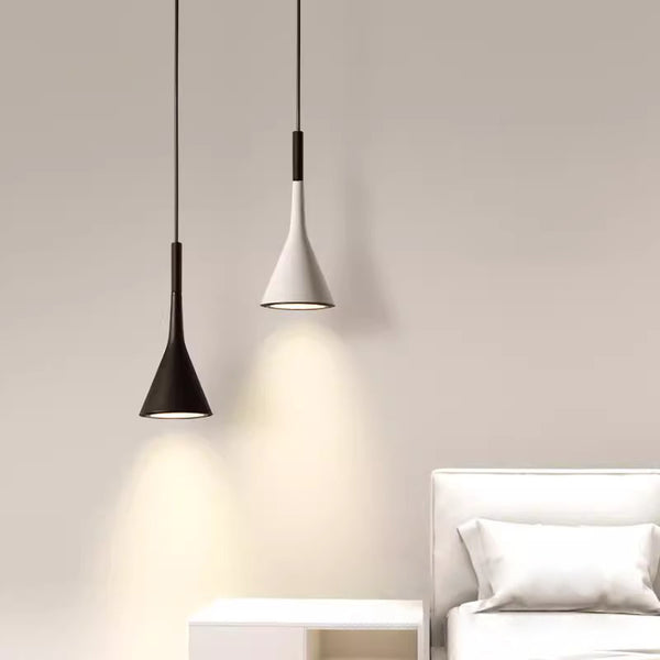 Light luxury bedside table chandelier