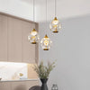 Nordic light luxury crystal bedroom bedside small chandelier