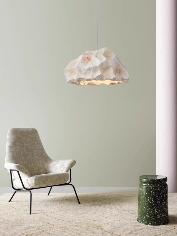 Wabi-sabi style creative cloud chandelier
