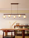 Medieval style glass restaurant chandelier