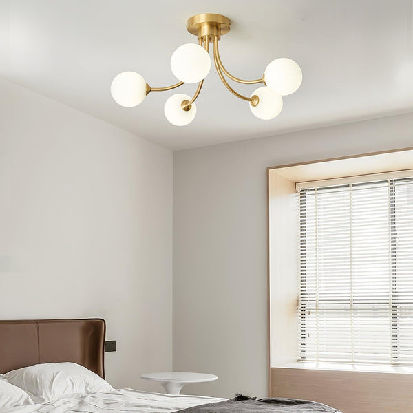 All-copper magic bean living room ceiling lamp