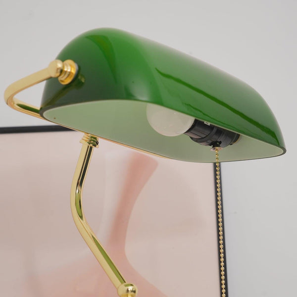 Vintage Glass Desk Reading table lamp