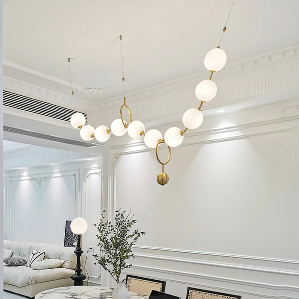 French style ball necklace chandelier