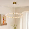 All copper LED living room bedroom chandelier