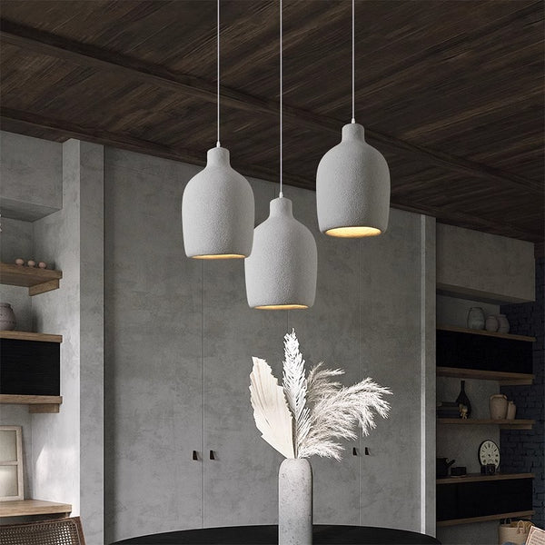 Lustre de style japonais wabi-sabi
