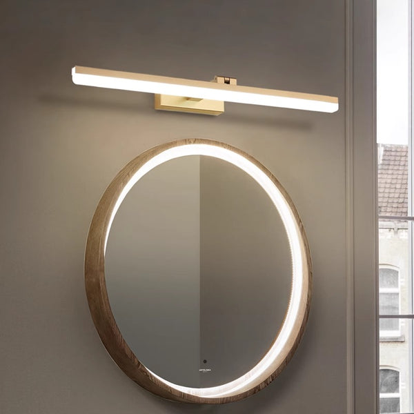 Einfache Spiegelwandlampe