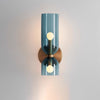 Nordic creative double head glass bedroom corridor wall lamp