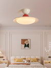 Plafonnier LED rond de style crème