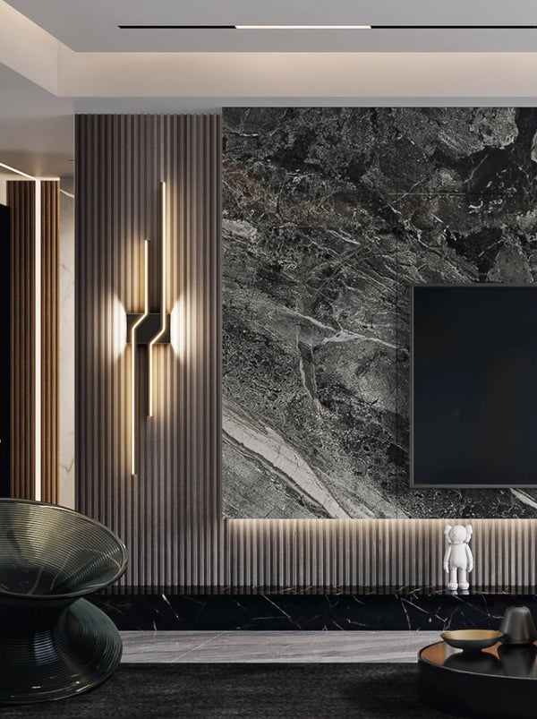 Bande lumineuse murale moderne