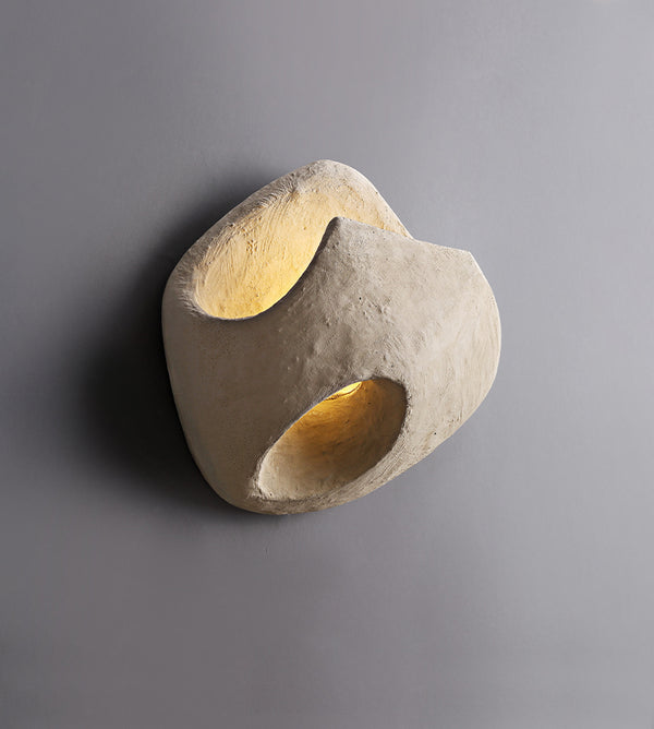 Wabi-sabi style wall lamp
