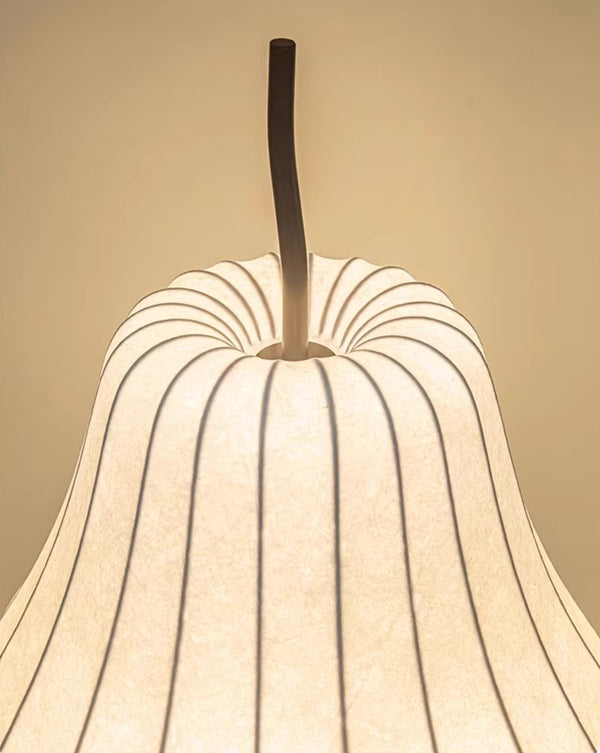 Cream style pear floor lamp