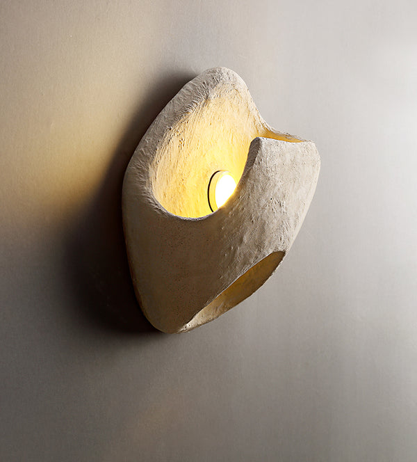 Wabi-sabi style wall lamp