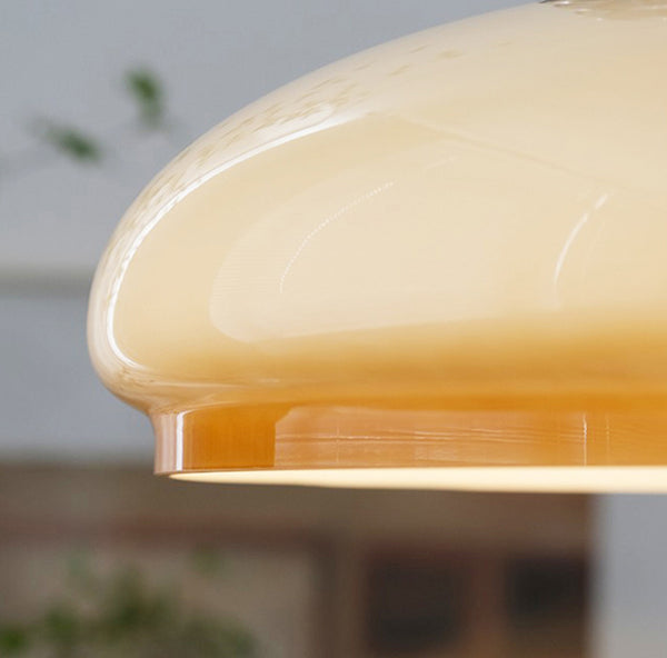 Versenkbare Pendelleuchte aus Glas für den Esstisch