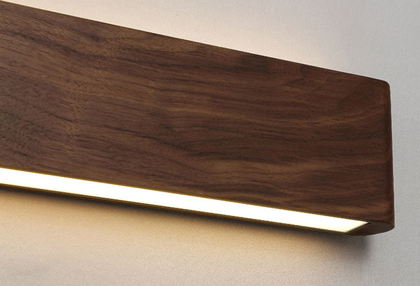 Walnut LED Wall Light