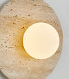 Yellow Travertine Bedroom Wall Lamp