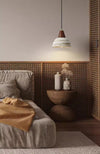 Japanese style solid wood ceramic chandelier