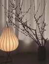 Cream style pear floor lamp