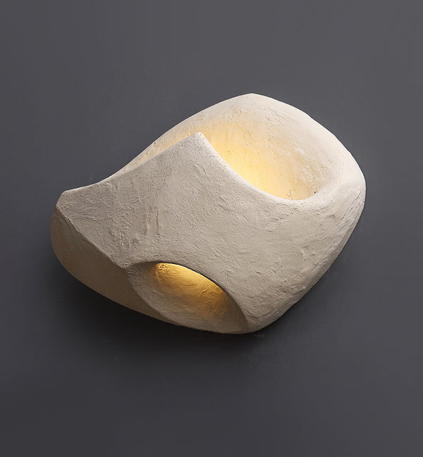 Wabi-sabi style wall lamp